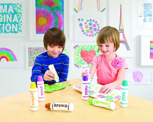 6 Pack Mini Island Bright Dot Markers | Do·A·Dot Art