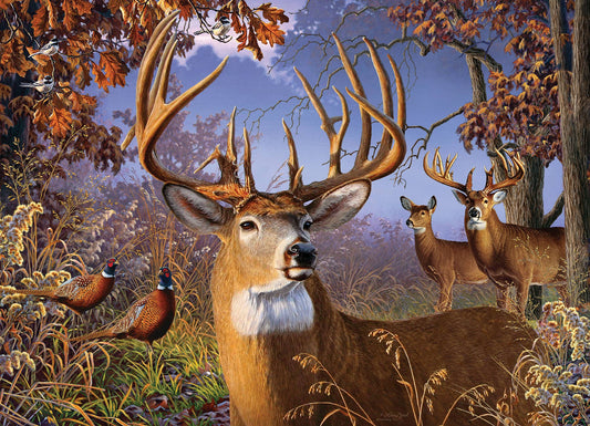 Deer and Pheasant - 500pc Puzzle | Cobble Hill Puzzles