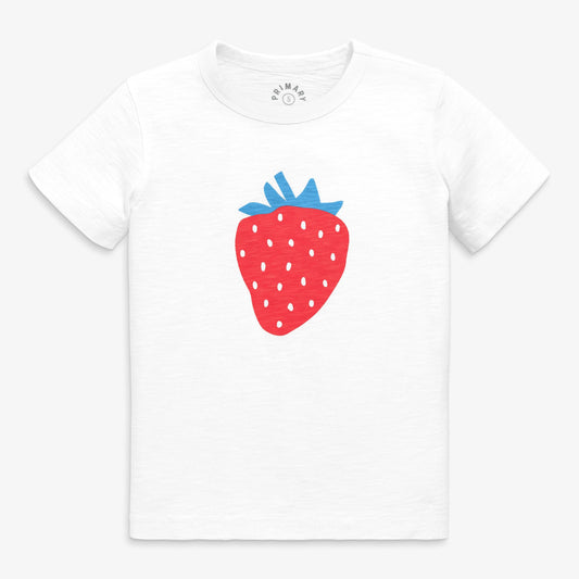 Kids Strawberry Tee | Primary