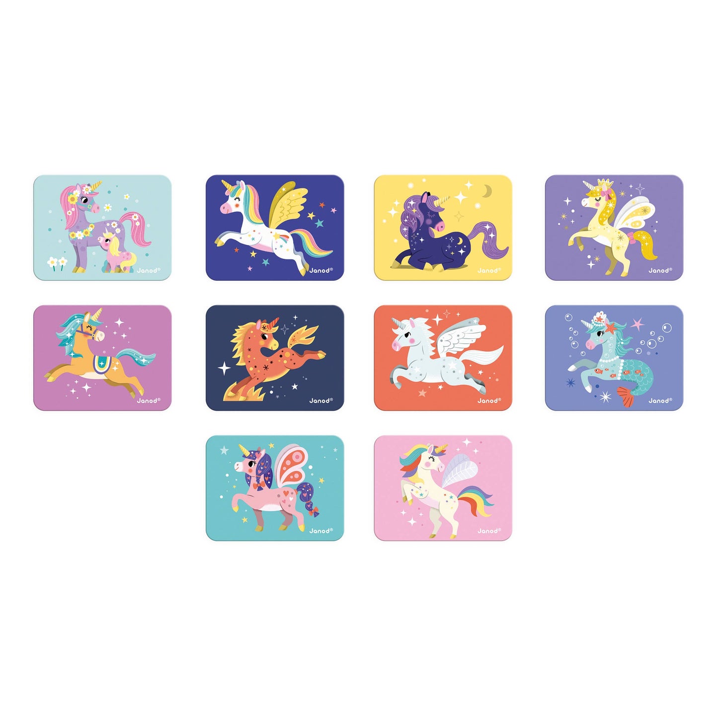 Magneti'book - Unicorns | Janod