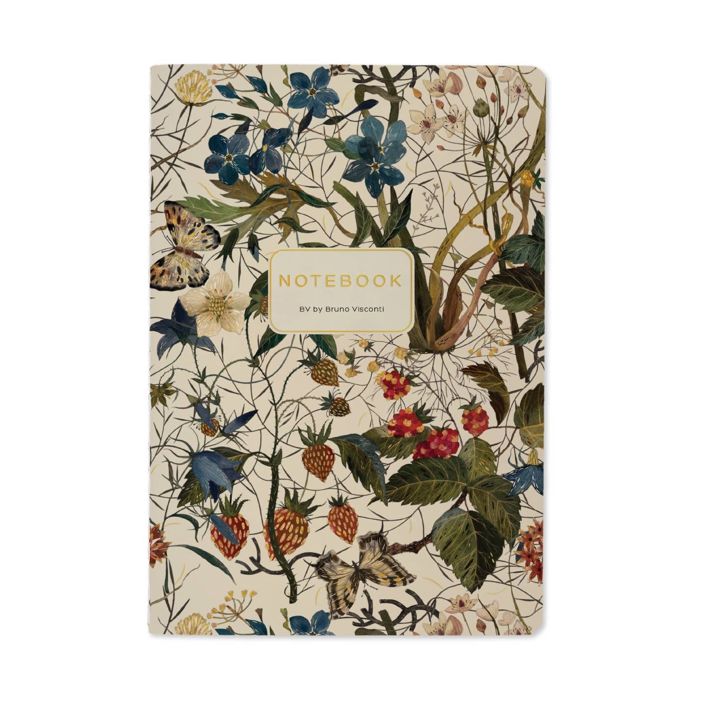 Forest Flowers on White Notebook | Bruno Visconti