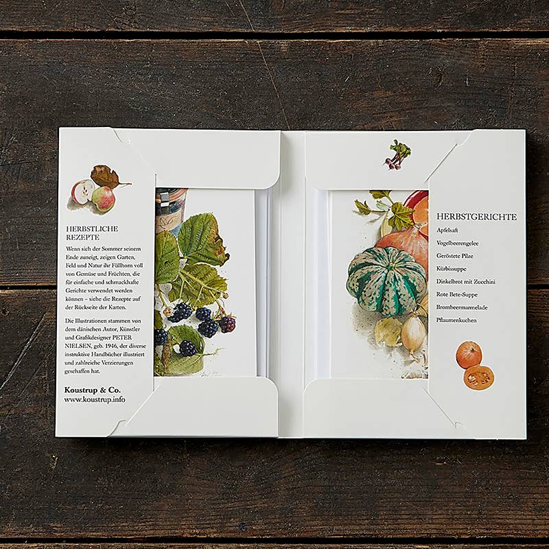 Autumn Recipes Boxed Cards | Koustrup & Co