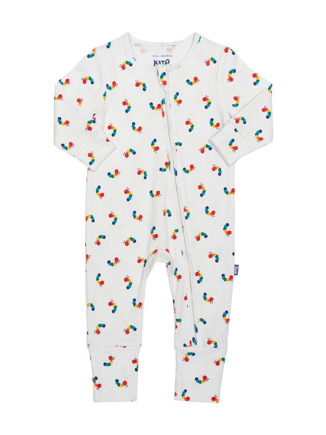 Rainbow Caterpillar Sleepsuit | Kite Clothing UK