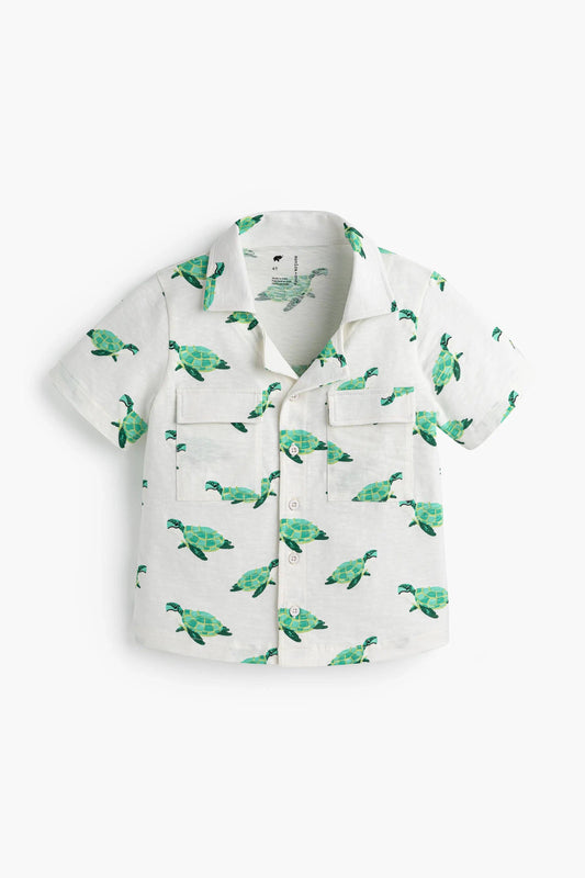 Sea Turtles Camp Shirt | Monica + Andy