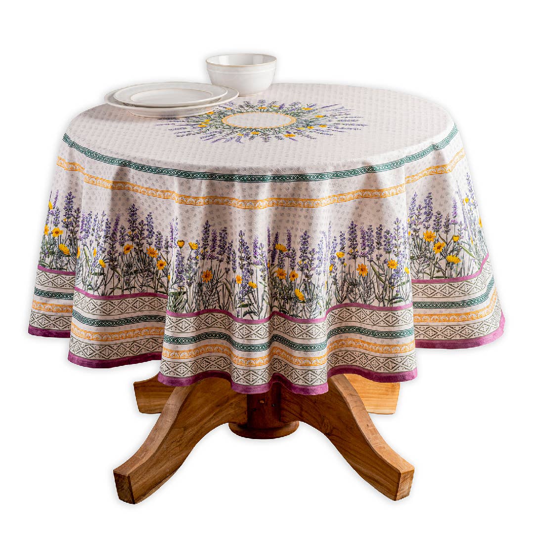 Fanny Lavender Tablecloth (Various Sizes) | Maison d'Hermine