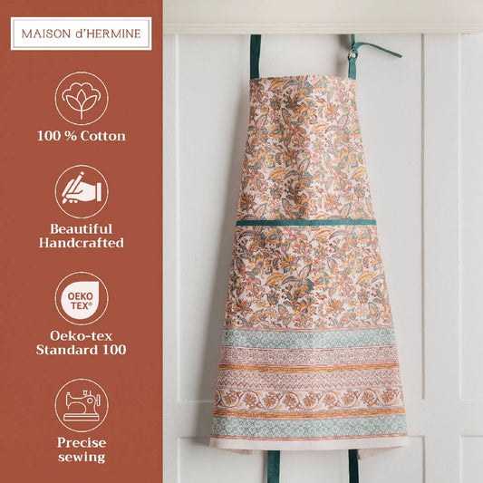 Nila Cotton Apron | Maison d'Hermine