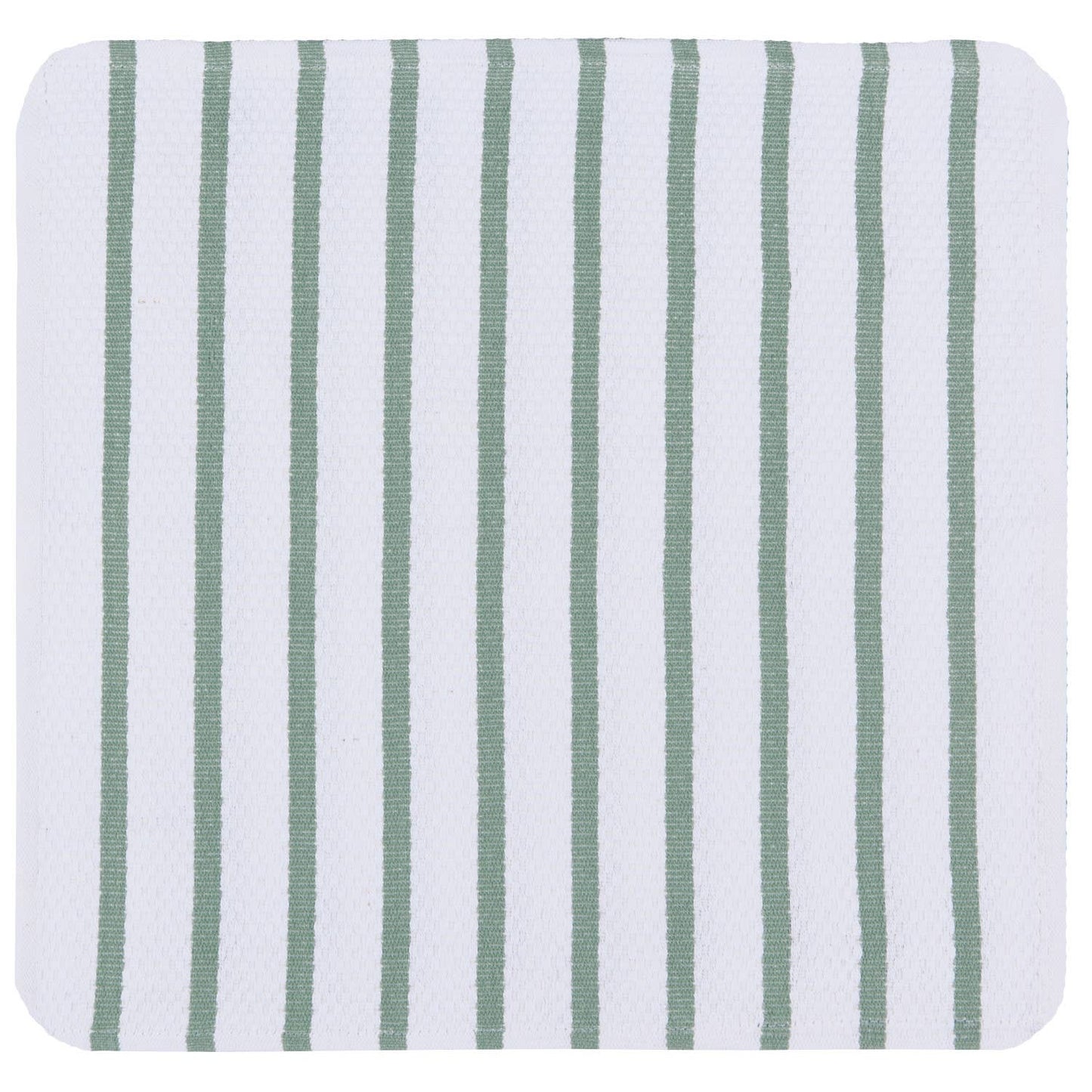 Basketweave Elm Green Dishcloths (Set of 2) | Danica