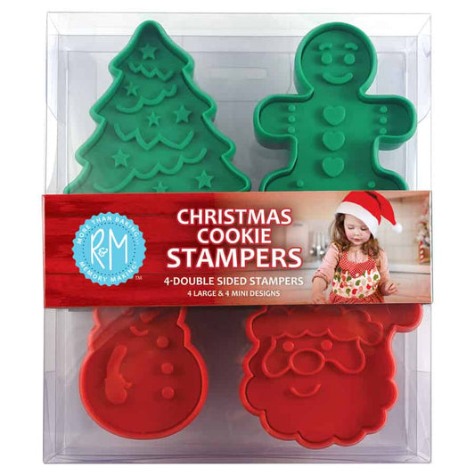 Christmas Cookie Stamps Double Sided S/4 | R&M International