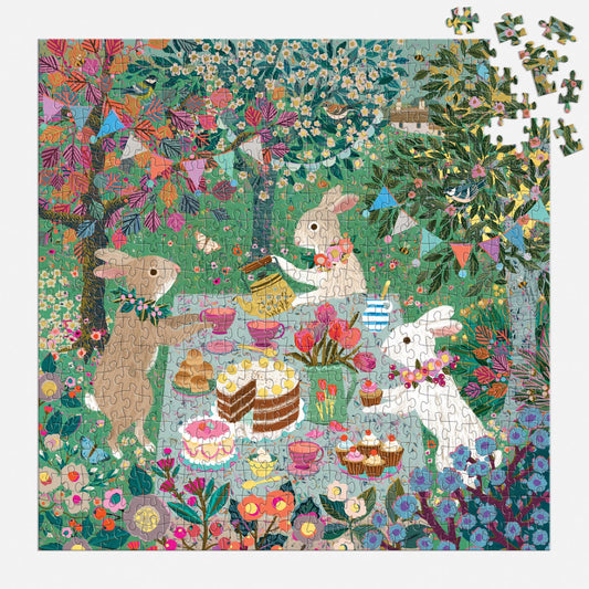 Spring Tea Party 500 pc Puzzle | Galison