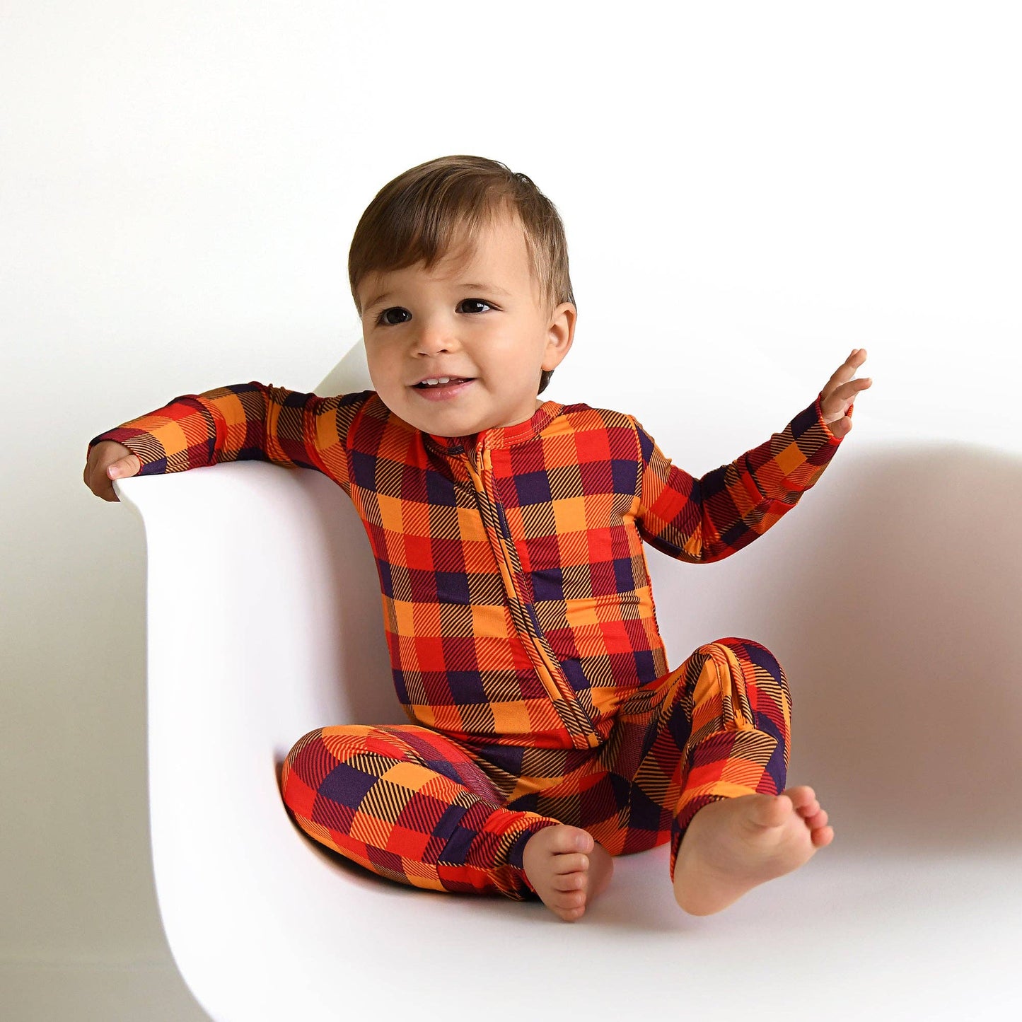Cedar Zip Bamboo Romper | Gigi & Max