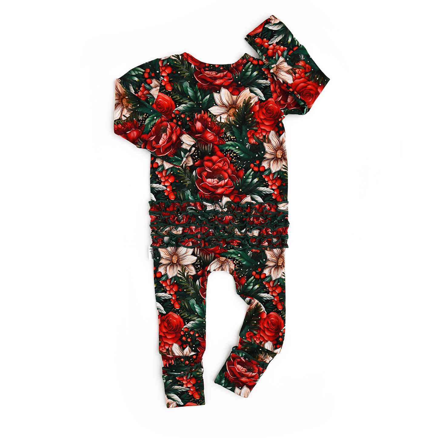 Gloria Ruffle Bamboo Romper | Gigi & Max