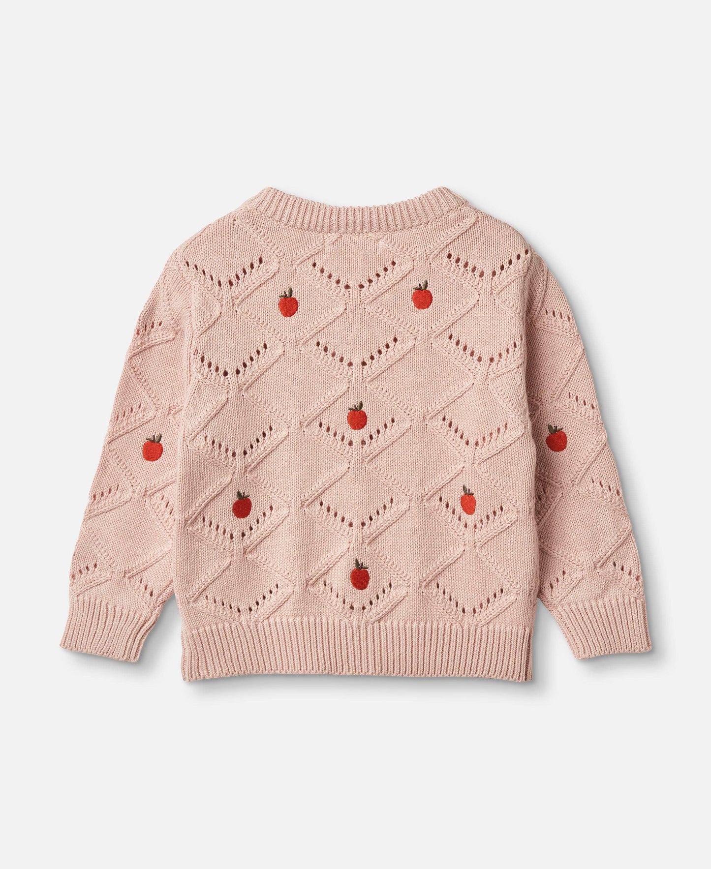 Mela Apple Cardigan - Peach | Fliink Denmark