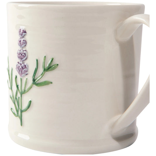 Lavender Embossed Mug | Now Designs