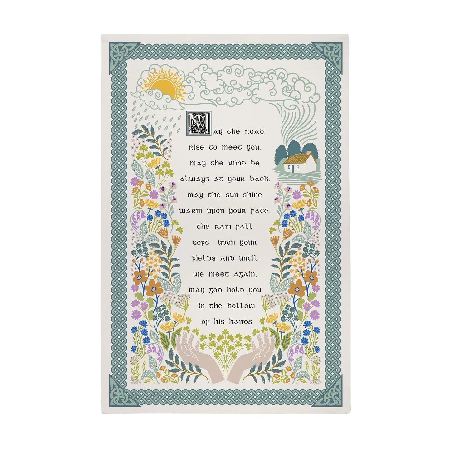 Printed Cotton Tea Towel (Various Prints) | Ulster Weavers
