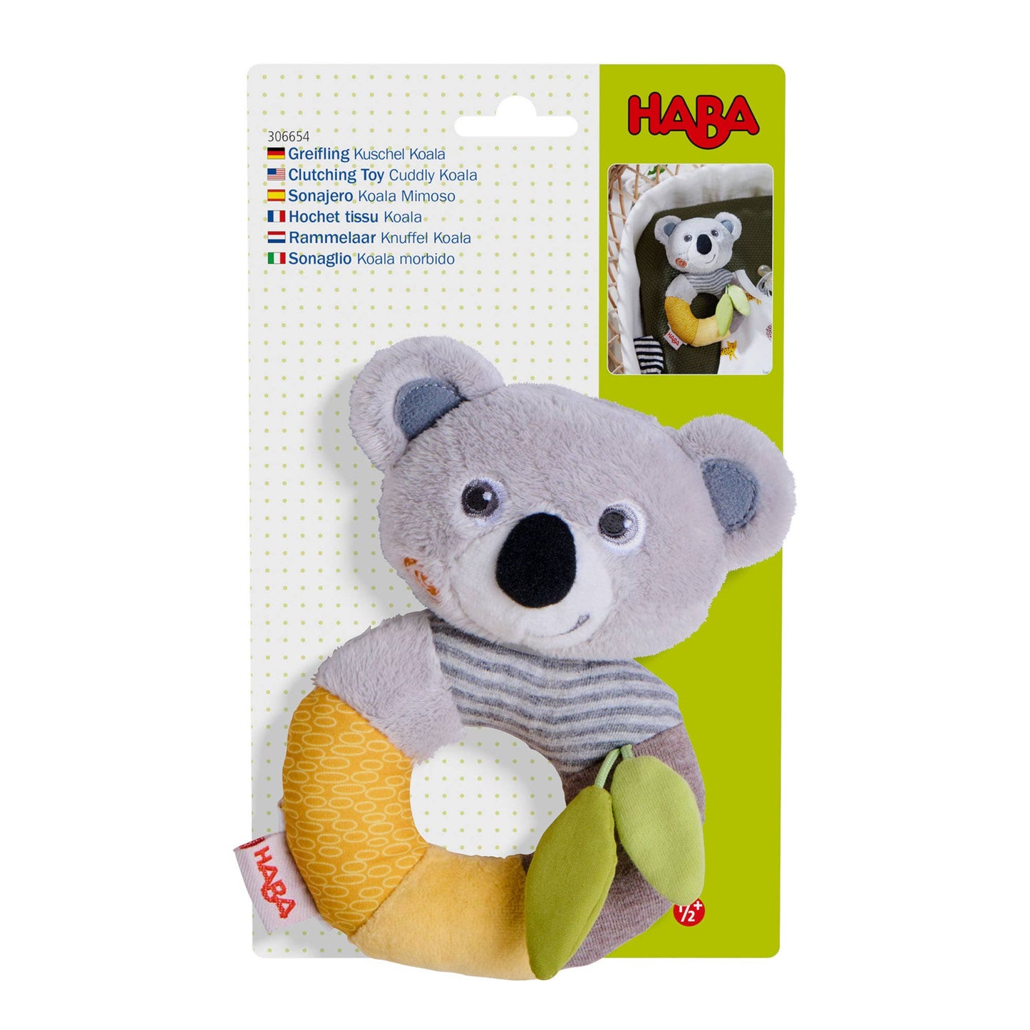 Koala Cuddly Baby Grasping Toy | HABA