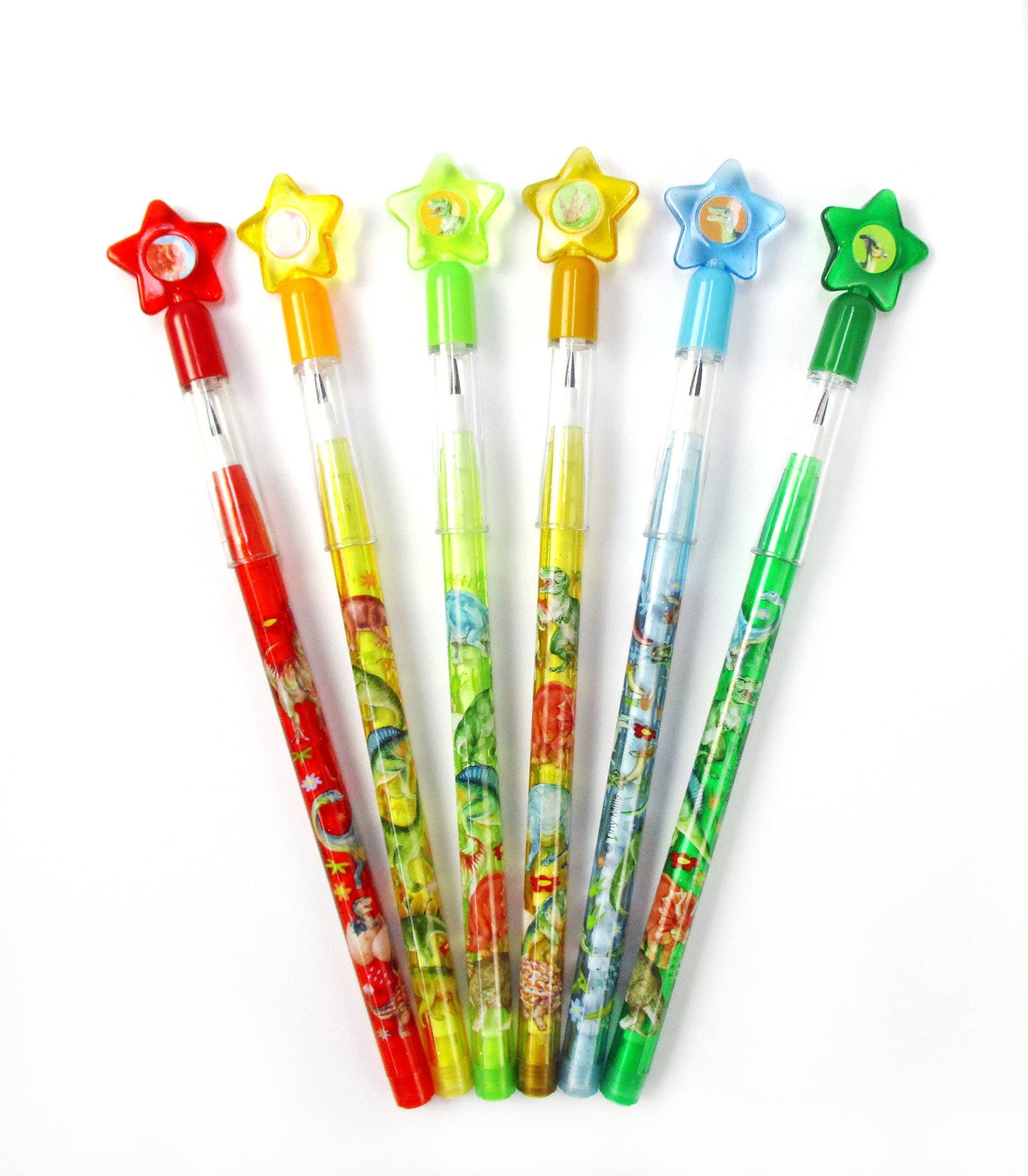 6 Pcs Jurassic Multi-Point Pencils | Tiny Mills