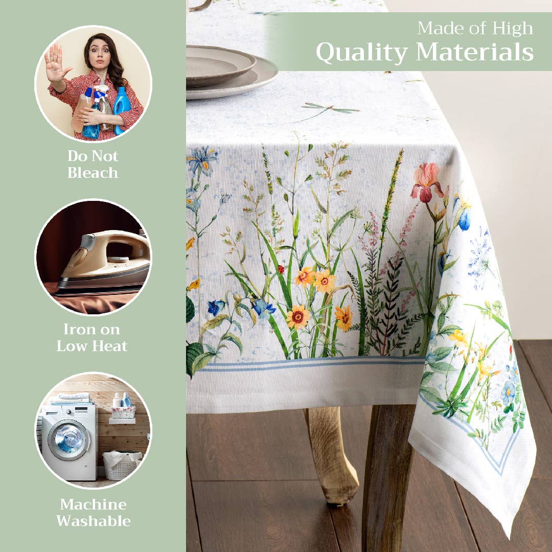 Fleurs De Mai Tablecloth (Various Sizes) | Maison d'Hermine