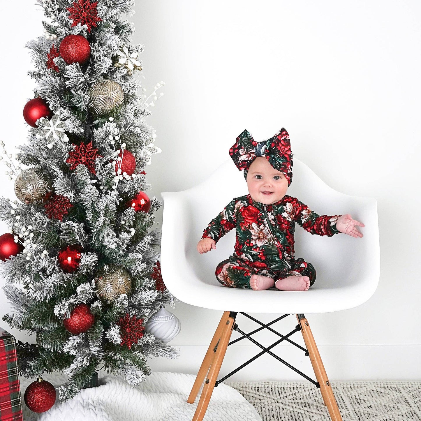 Gloria Ruffle Bamboo Romper | Gigi & Max