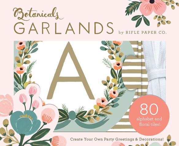 Rifle Paper Co. Botanicals Customizable Garland | Chronicle Books