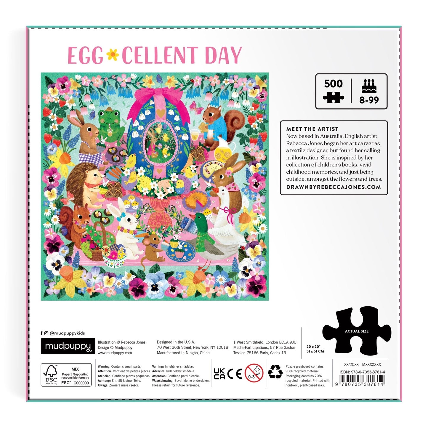 Egg-cellent Day 500 pc Family Puzzle | Mudpuppy