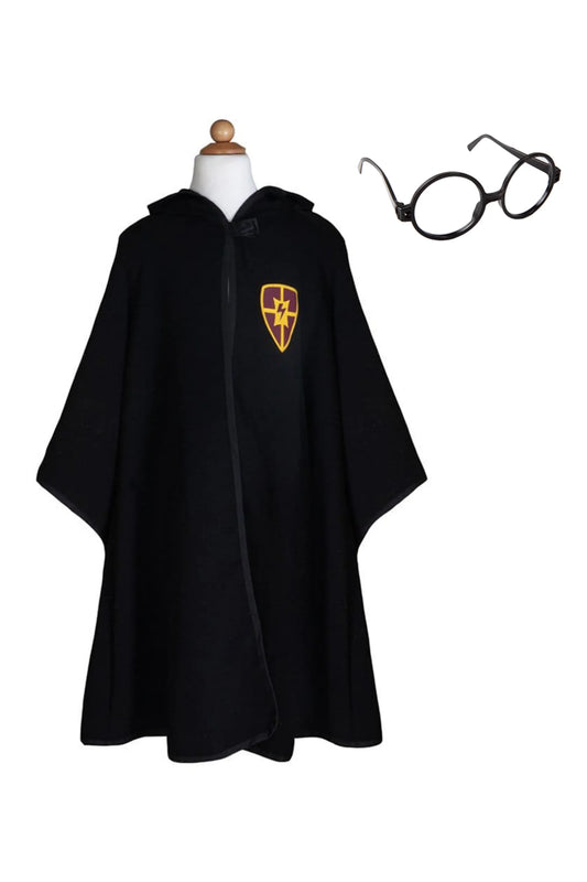 Wizard Cloak With Glasses Costume | Great Pretenders