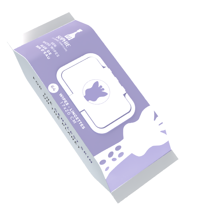 99% Water Wipes | Sophie La Girafe Babycare