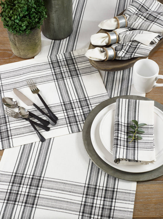 Plaid Table Runner | Saro Lifestyle