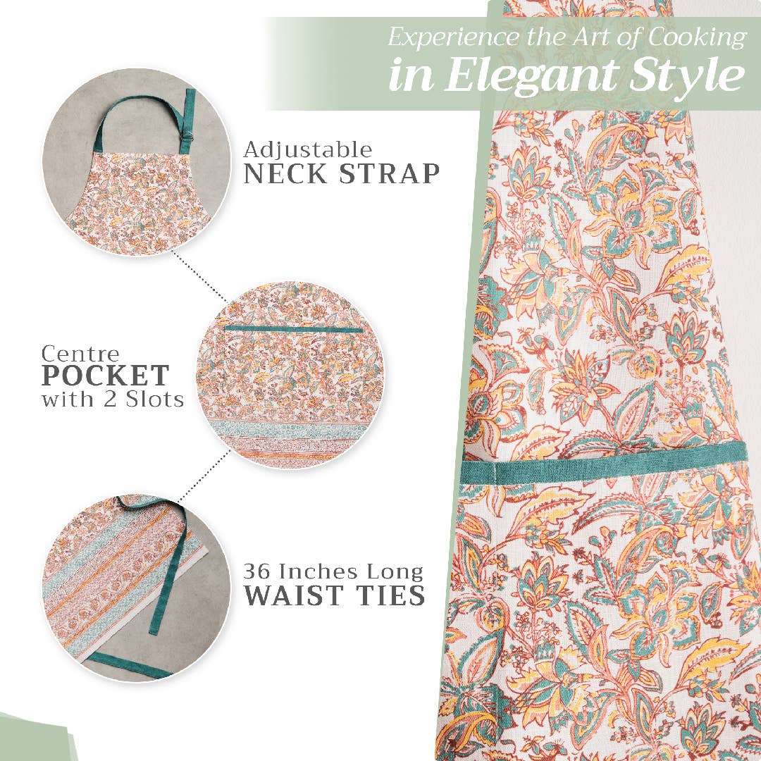 Nila Cotton Apron | Maison d'Hermine