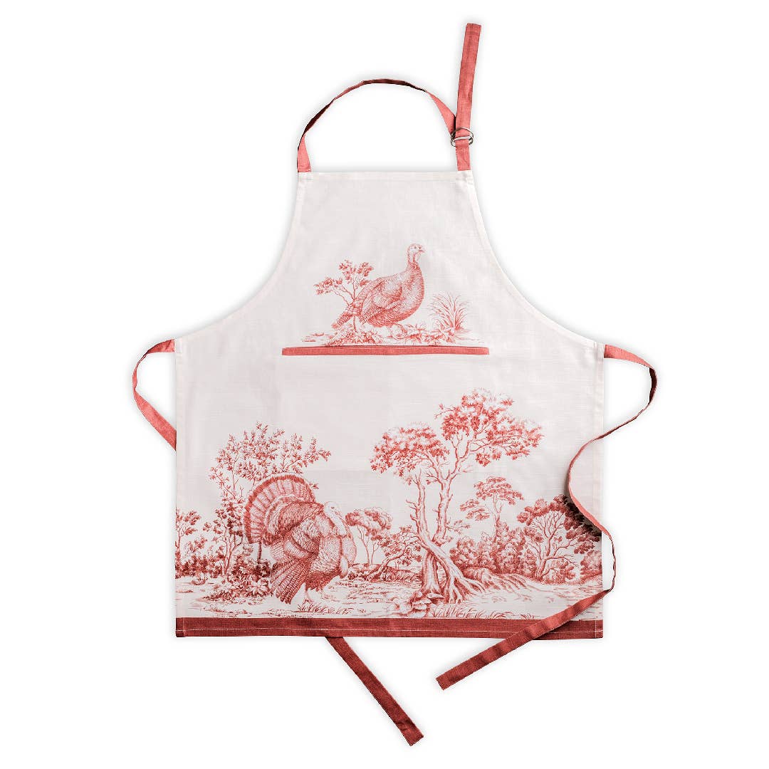 Holy Jouy - Brown Cotton Apron | Maison d'Hermine