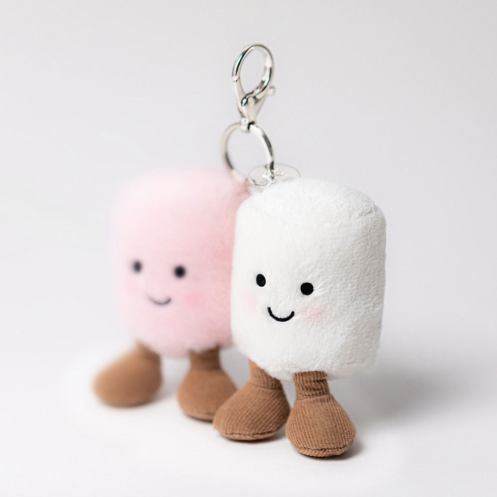 Amuseables Pair of Marshmallows Bag Charm | Jellycat