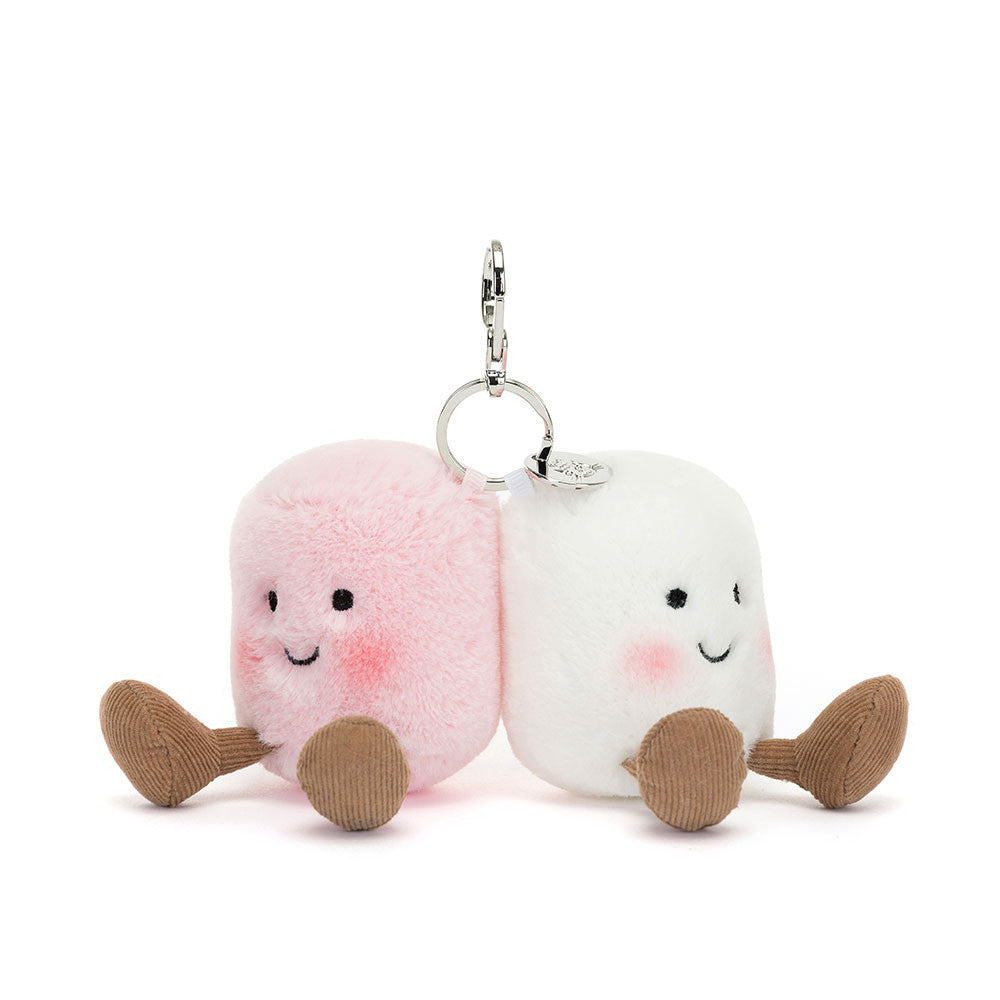 Amuseables Pair of Marshmallows Bag Charm | Jellycat