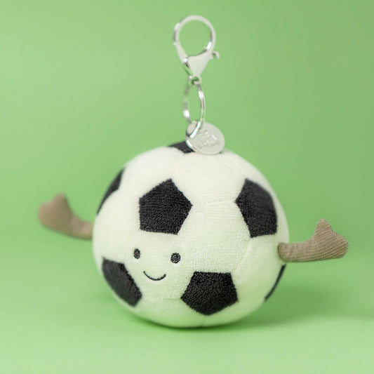 Amuseables Sports Soccer Bag Charm | Jellycat