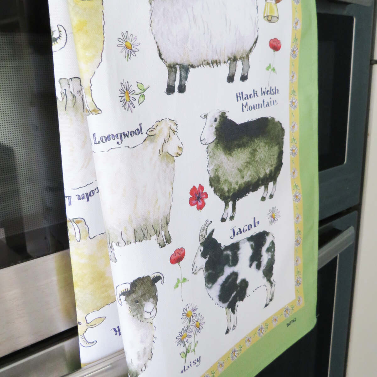 Sheep Breeds Cotton Tea Towel | Samuel Lamont