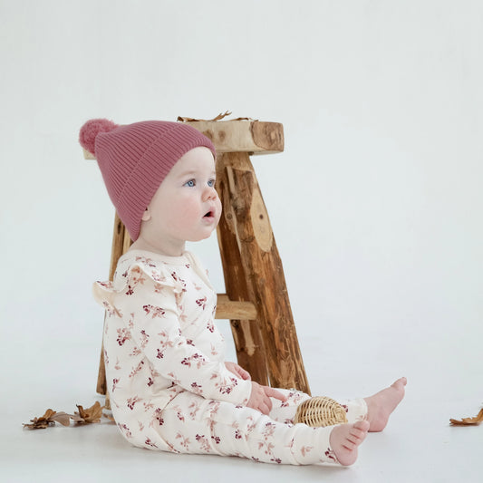 Berry Zip Romper | Aster & Oak