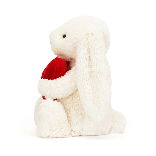 Bashful Red Love Heart Bunny | Jellycat