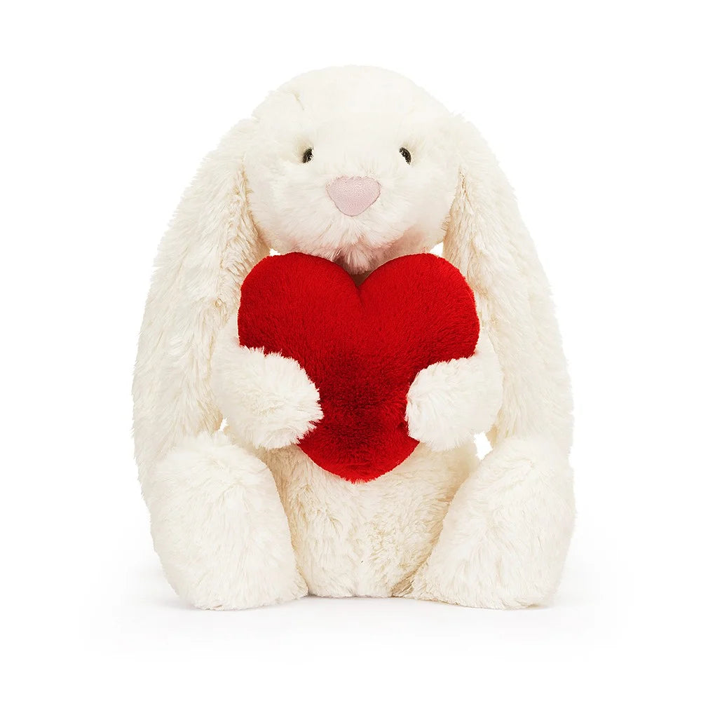 Bashful Red Love Heart Bunny | Jellycat