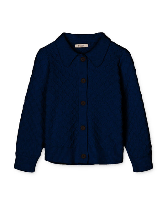 Benna Cardigan - Navy | Fliink