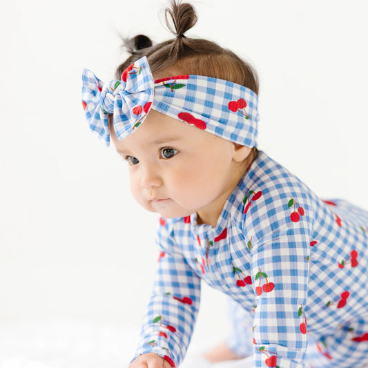 Small Ribbed Bow Headband | Brave Little Ones