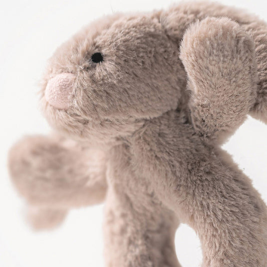 Bashful Beige Bunny Ring Rattle | Jellycat
