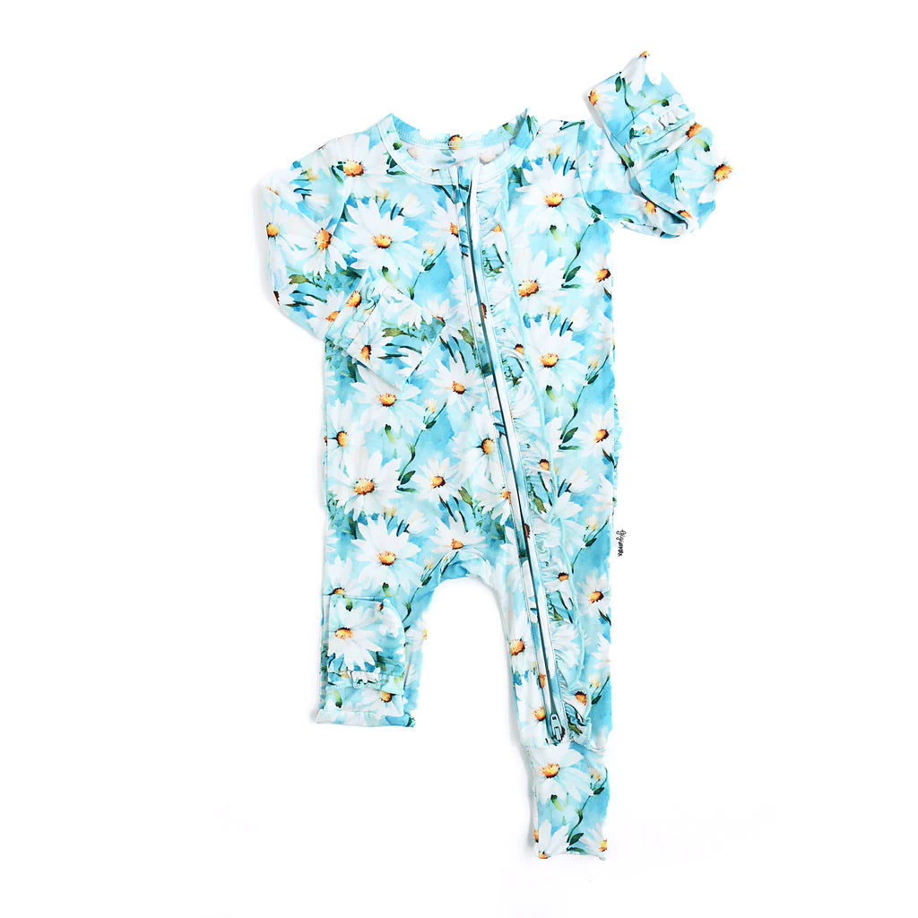 Ruffle Zip Romper | Gigi & Max