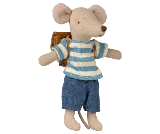 Big Brother Tricycle Mouse - Brown | Maileg