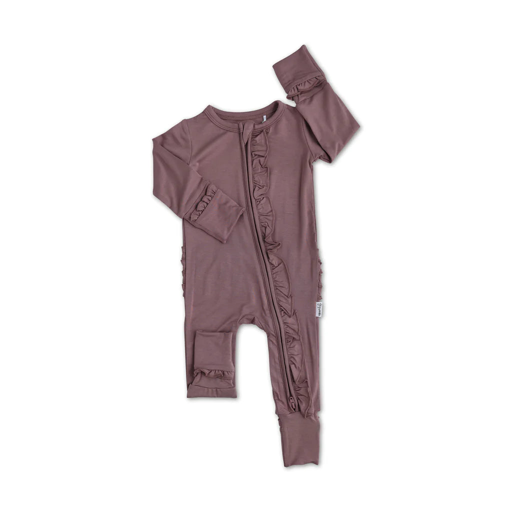 Ruffle Zip Romper | Gigi & Max