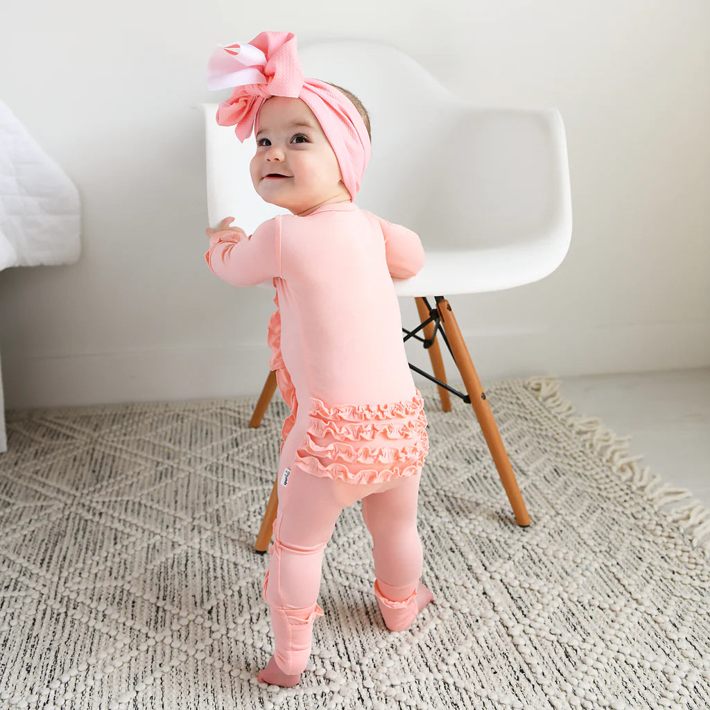 Ruffle Zip Romper | Gigi & Max
