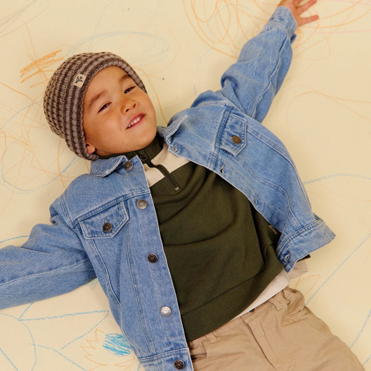 Bowie Light Blue Denim Jacket | Wheat
