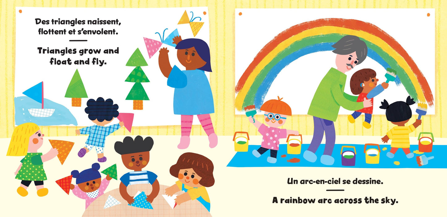 First Friends: Shapes (Bilingual French & English) | Barefoot Books