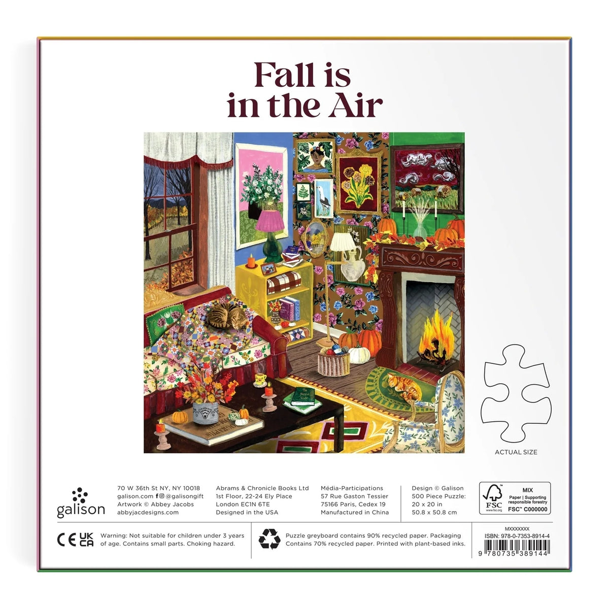 Fall is in the Air Puzzle (500 Piece) | Galison