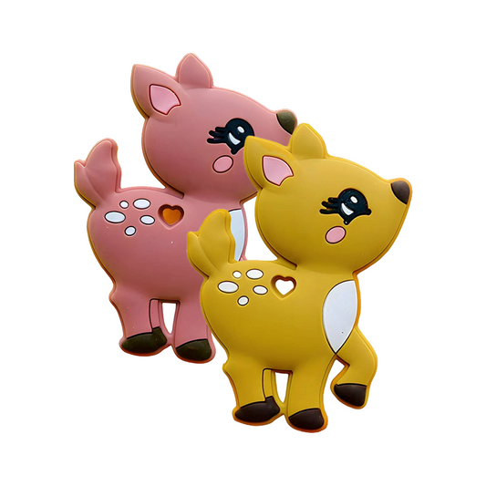 Silicone Fawn Teether (Various Colors) | D&C Toys
