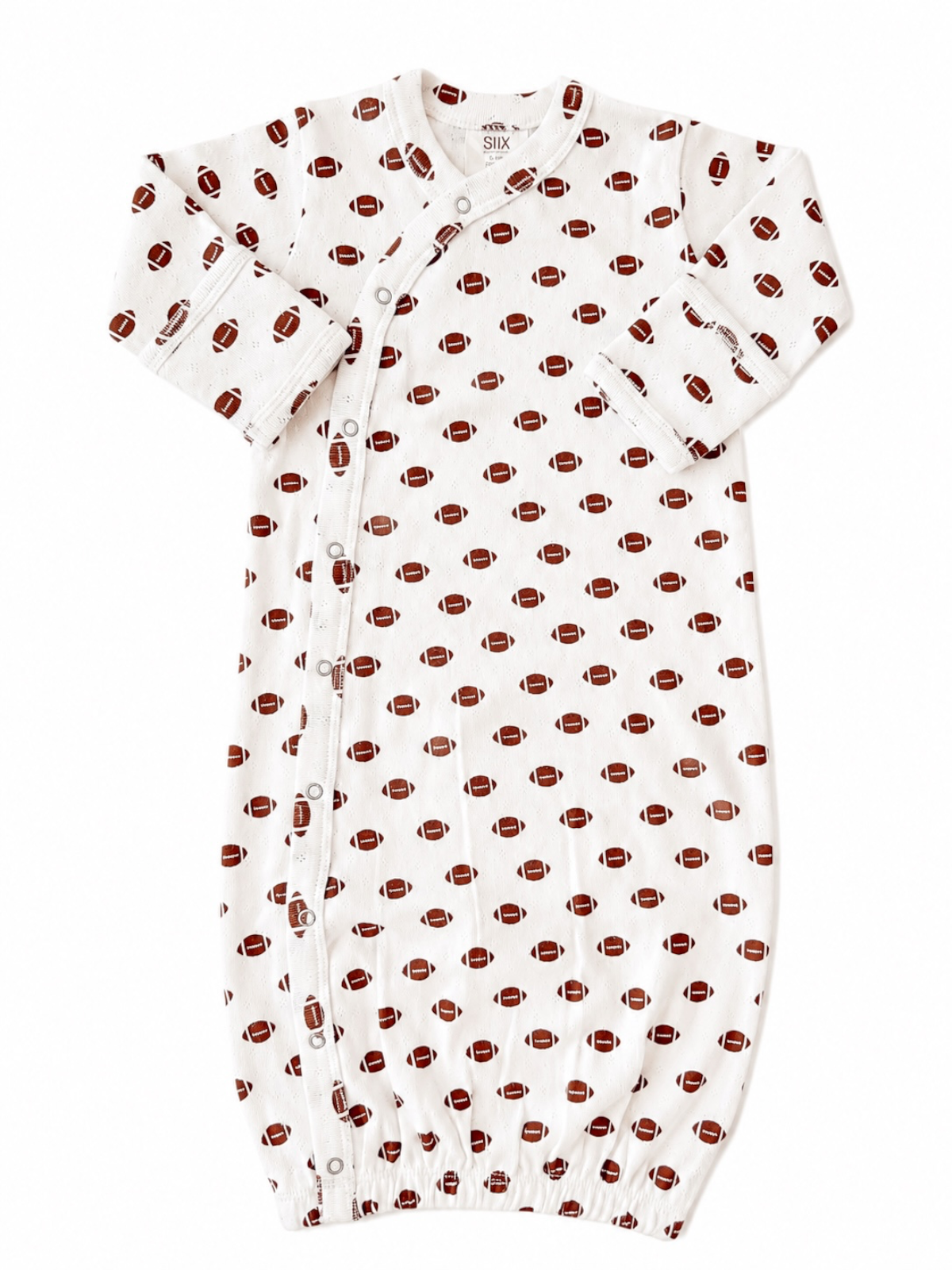 Football Pointelle Gown | Siix Collection