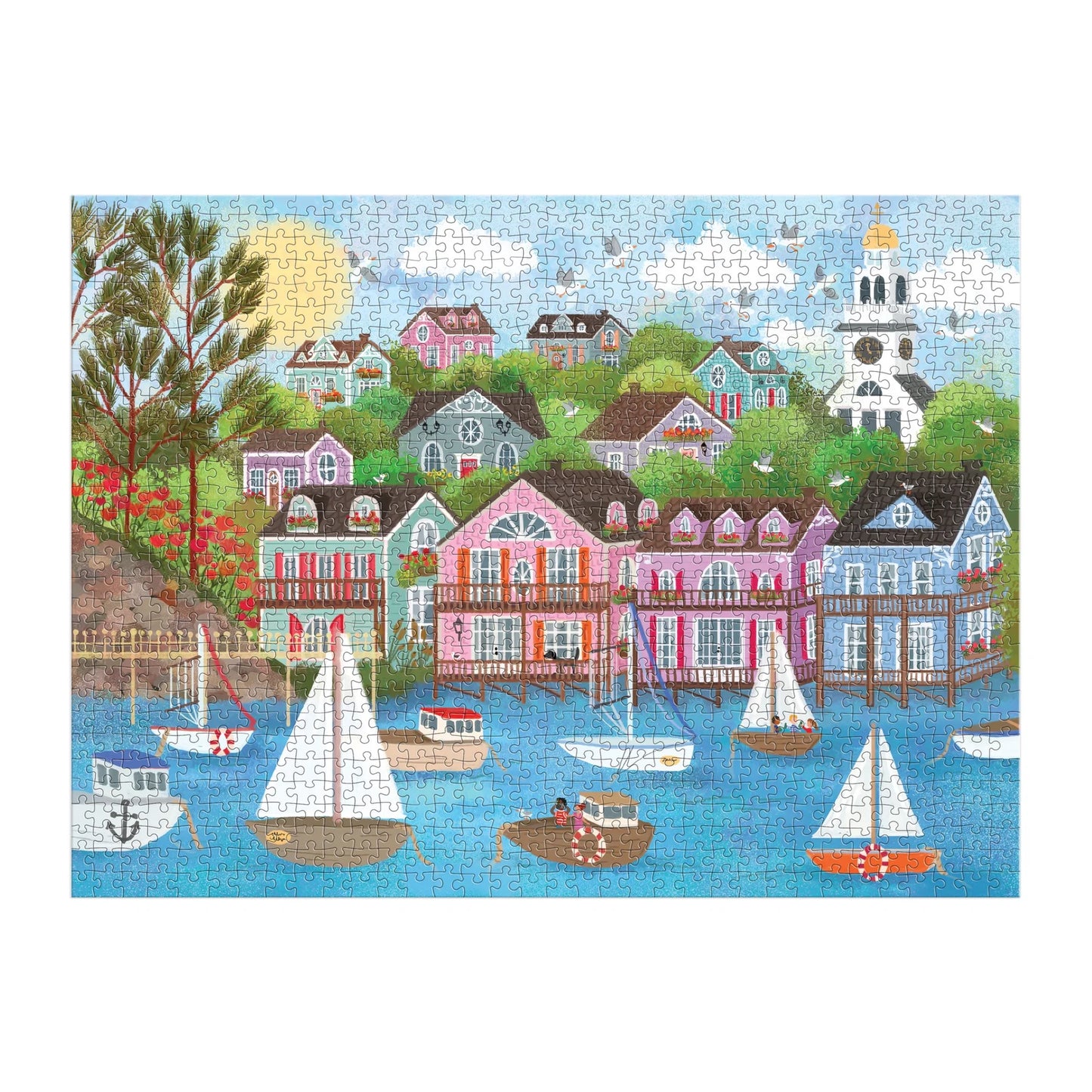 Harbor by the Sea Puzzle (1000 Piece) | Galison