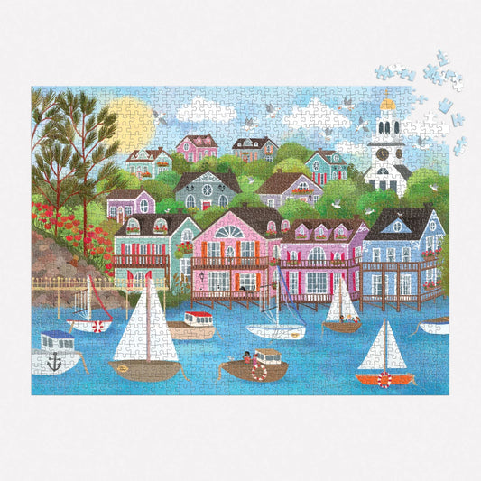 Harbor by the Sea Puzzle (1000 Piece) | Galison